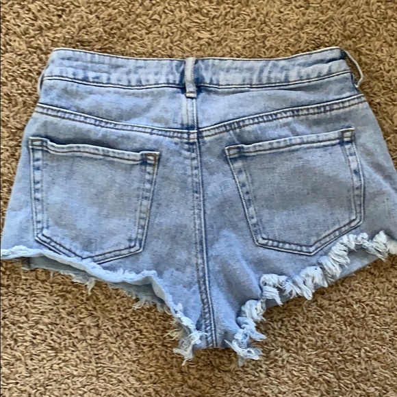 Pacsun High Rise Denim Festival Shorts - Picture 2 of 2